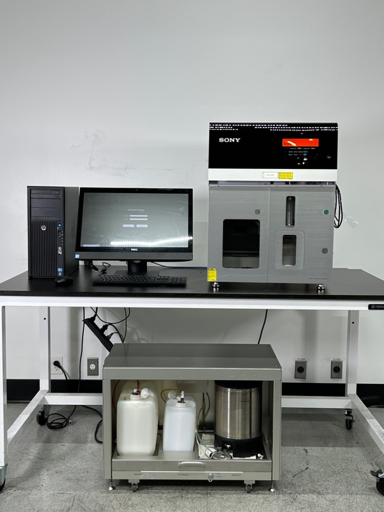 Image of Sony LE-SH800SDP Cell Sorter System w/ Sony Fluidics Cart